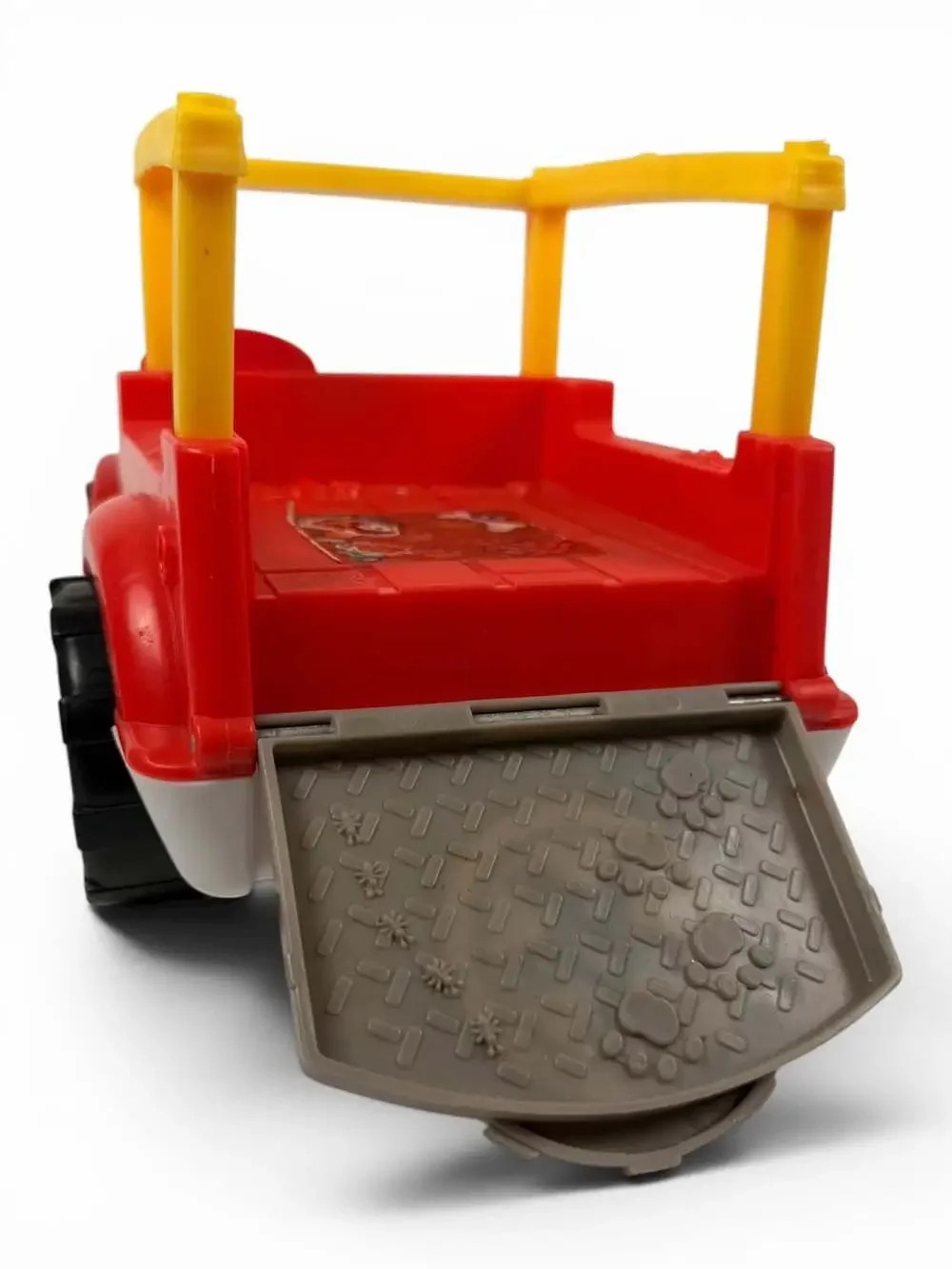 Fisher-Price Little People Zoo Talkers Animal Sound Safari Jeep Truck Red TESTED